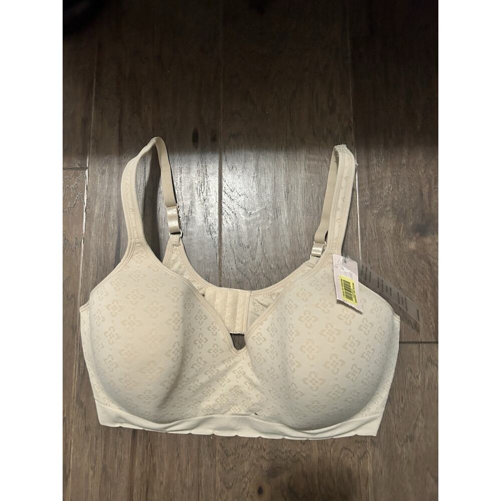 NWT 40C Cabernet Seamless jacquard Underwire Bra Nude Lightly Padded Textured - Picture 7 of 9